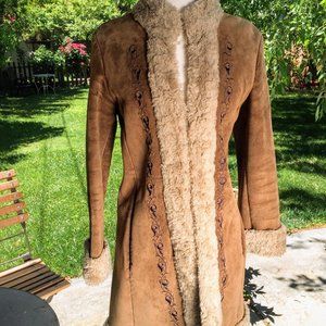 Guess Long Suede coat